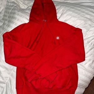Champion red reverse weave sweatshirt